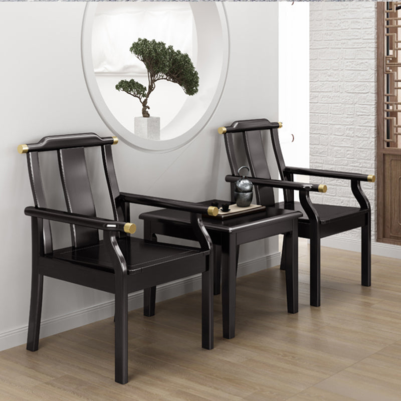 23.62 inch Wide Contemporary Style Coffee Cocktail Table Solid Wood Coffee Table