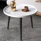 Modern Style Round/oval Wooden Table Metal 3/4 Legs Base Coffee Table