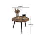 Modern Style Round/oval Wooden Table Metal 3/4 Legs Base Coffee Table