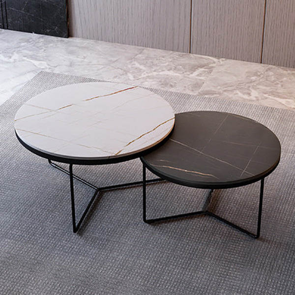 Frame 1 tavolino ardesia tavolino rotondo per soggiorno