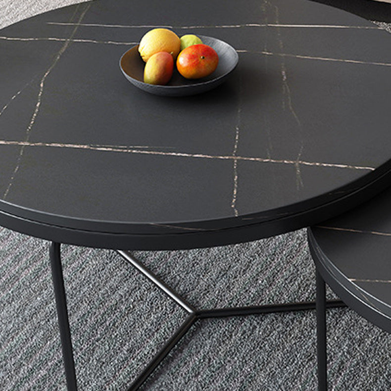 Frame 1 tavolino ardesia tavolino rotondo per soggiorno