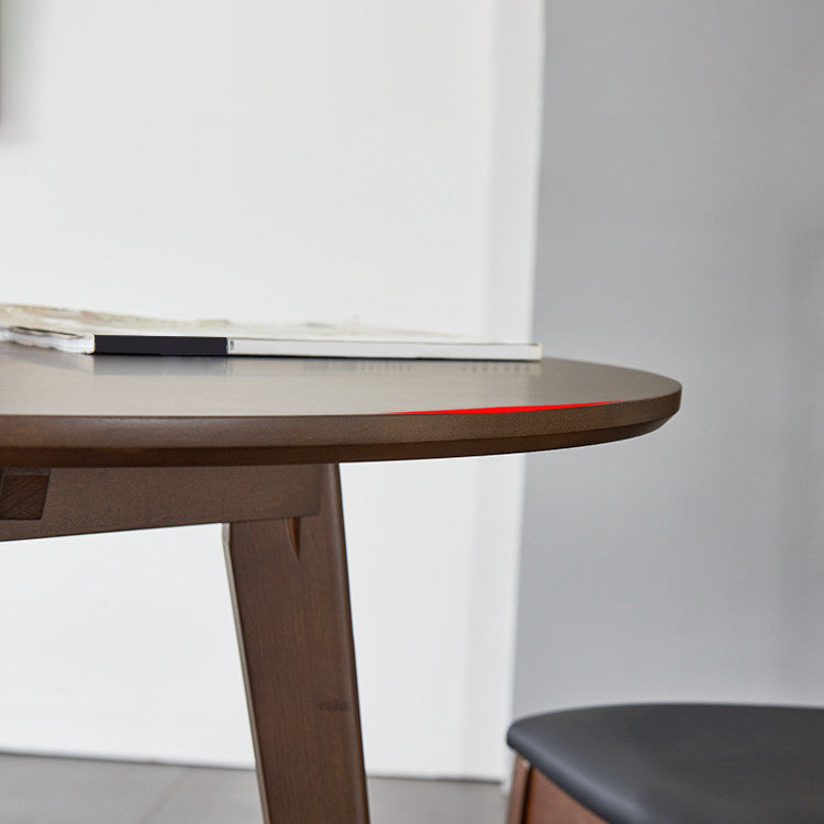Mesa de comedor de madera restaurante sala de estar contemporánea