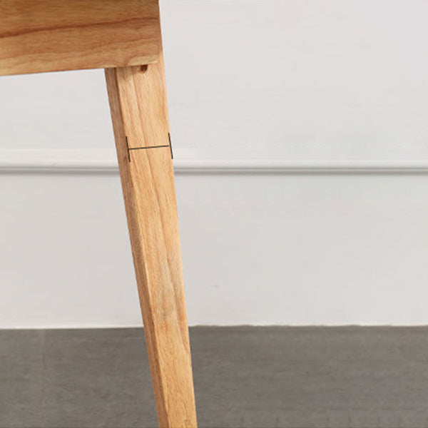 Mesa de comedor de madera restaurante sala de estar contemporánea