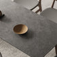 Retro Modern Grey Top Table Solid Wood 4 Legs Dining Room Table