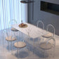 Contemporary Style Dining Table Rectangle Table for Home Kitchen