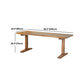 Contemporary Style Dining Table Rectangle Solid Wood Table for Home Kitchen Clearhalo 'Dining Tables & Seating' 'Dining Tables' 'dining_table' 'furn' 'furn_dining_table' 'Furniture' 'Kitchen & Dining Furniture' 5767219