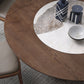 Round Dining Table Contemporary Style Dinner Table for Home Kitchen Clearhalo 'Dining Tables & Seating' 'Dining Tables' 'dining_table' 'furn' 'furn_dining_table' 'Furniture' 'Kitchen & Dining Furniture' 5767357