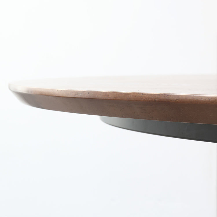 Round Dining Table Contemporary Style Dinner Table for Home Kitchen Clearhalo 'Dining Tables & Seating' 'Dining Tables' 'dining_table' 'furn' 'furn_dining_table' 'Furniture' 'Kitchen & Dining Furniture' 5767359