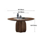 Round Dining Table Contemporary Style Dinner Table for Home Kitchen Clearhalo 'Dining Tables & Seating' 'Dining Tables' 'dining_table' 'furn' 'furn_dining_table' 'Furniture' 'Kitchen & Dining Furniture' 5767363