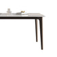 4 Legs Wood Dining Table Mid-century Modern Style Rectangle White Stone Top Dining Table Clearhalo 'Dining Tables & Seating' 'Dining Tables' 'dining_table' 'furn' 'furn_dining_table' 'Furniture' 'Kitchen & Dining Furniture' 5767385