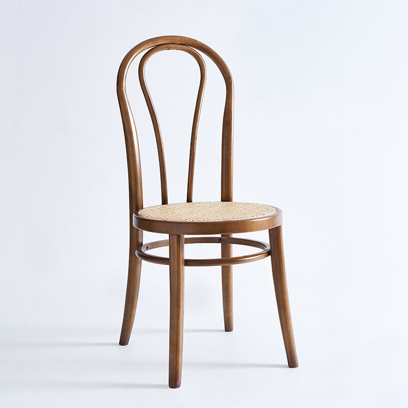 Queen Anne Back Chair Traditional Wood Dining Kitchen Room Side Chair