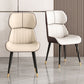 Scandinavian Wingback Arm Dining Chairs for Home Leather Dining Chairs