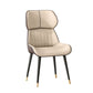 Scandinavian Wingback Arm Dining Chairs for Home Leather Dining Chairs
