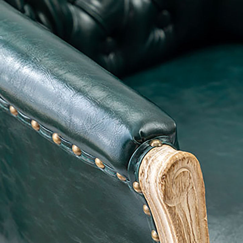 Sólida silla de comedor de la parte posterior cafetera silla de brazo tapizado