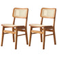 Open Back Side Chair Wood Traditional Dining Kitchen Room Chair