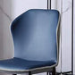 Industrial Faux Leather Dining Chairs Armless Wingback Parsons Chair