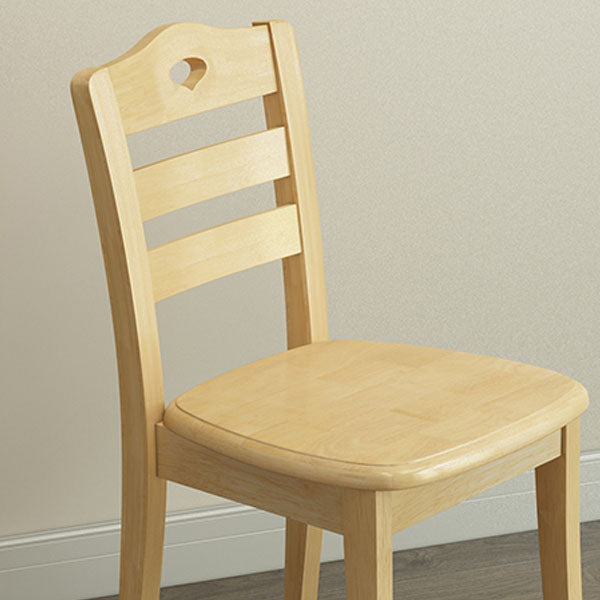 Modern Dining Chair Armless Chair with Wooden Legs for Kitchen Clearhalo 'Dining Chairs' 'Dining Tables & Seating' 'dining_chair' 'furn' 'furn_dining_chair' 'Furniture' 'Kitchen & Dining Furniture' 5767664