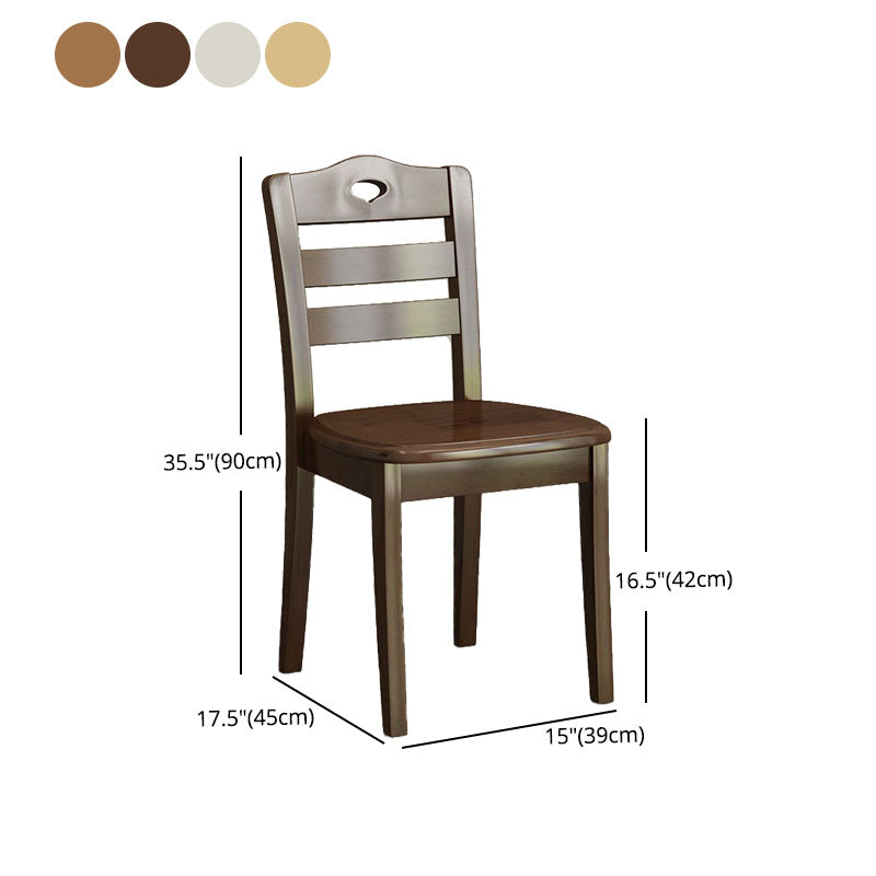 Modern Dining Chair Armless Chair with Wooden Legs for Kitchen Clearhalo 'Dining Chairs' 'Dining Tables & Seating' 'dining_chair' 'furn' 'furn_dining_chair' 'Furniture' 'Kitchen & Dining Furniture' 5767665