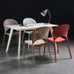 Scandinavian Open Back Side Chair Plastic Side Chair for Home