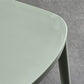 Scandinavian Open Back Side Chair Plastic Side Chair for Home