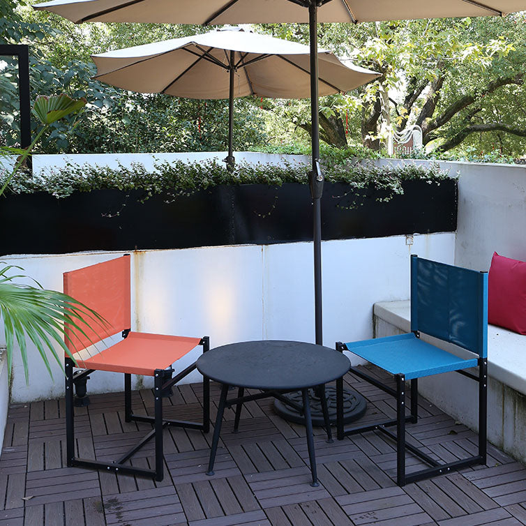 Contemporary Dining Chair Armless Chair with Metal Legs for Kitchen Clearhalo 'Dining Chairs' 'Dining Tables & Seating' 'dining_chair' 'furn' 'furn_dining_chair' 'Furniture' 'Kitchen & Dining Furniture' 5767742