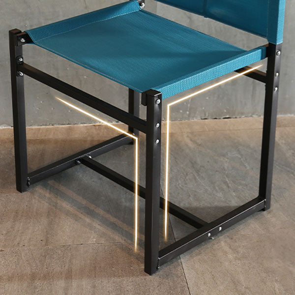 Contemporary Dining Chair Armless Chair with Metal Legs for Kitchen Clearhalo 'Dining Chairs' 'Dining Tables & Seating' 'dining_chair' 'furn' 'furn_dining_chair' 'Furniture' 'Kitchen & Dining Furniture' 5767748