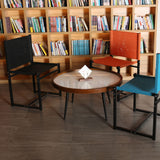 Contemporary Dining Chair Armless Chair with Metal Legs for Kitchen Clearhalo 'Dining Chairs' 'Dining Tables & Seating' 'dining_chair' 'furn' 'furn_dining_chair' 'Furniture' 'Kitchen & Dining Furniture' 5767752