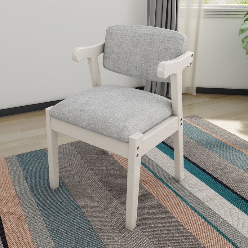 Chaise de chaise de chaise à manger contemporaine avec jambes en bois pour cuisine