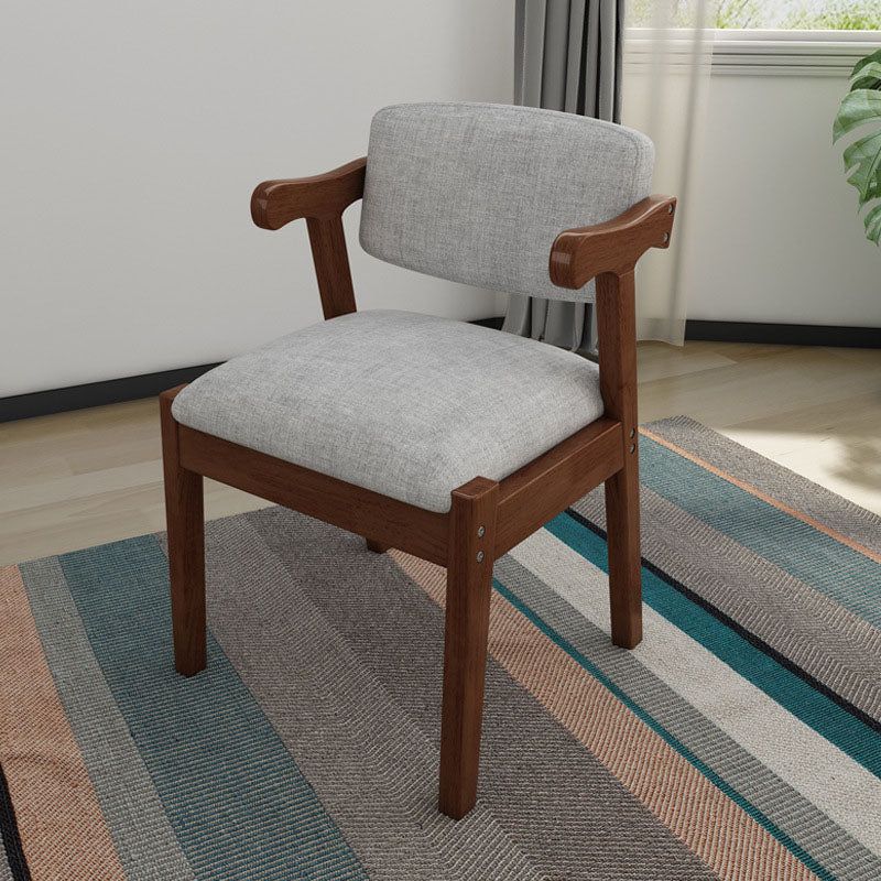 Chaise de chaise de chaise à manger contemporaine avec jambes en bois pour cuisine