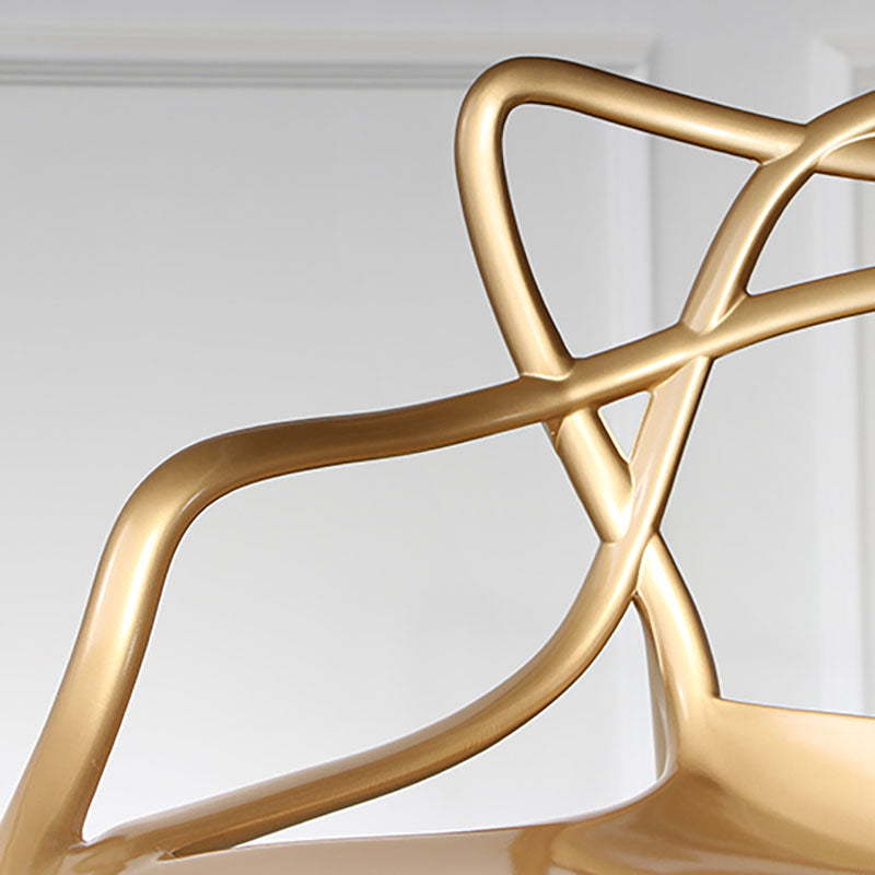 Scandinavian Style Open Back Side Chair for Home Plastic Side Chair Clearhalo 'Dining Chairs' 'Dining Tables & Seating' 'dining_chair' 'furn' 'furn_dining_chair' 'Furniture' 'Kitchen & Dining Furniture' 5767868