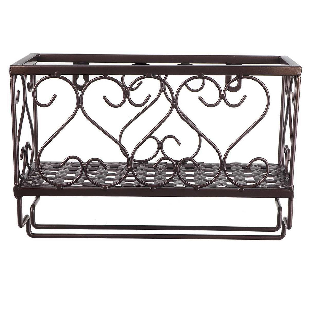 Verre à vin mural en métal Contexte de porte-étape du porte-vin industriel