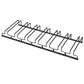 Contemporary Metal Wine Glass Rack Hanging Glass & Stemware Holder in Black