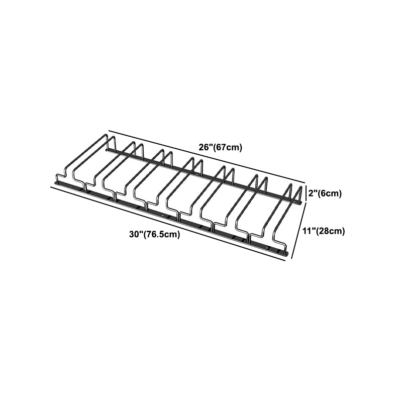 Pastel de vidrio de viento de vino de metal contemporáneo y soporte de vástago en negro