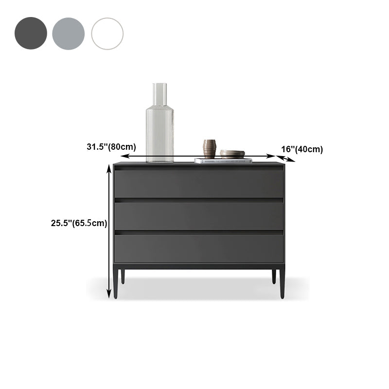 Servizio da pranzo in legno moderno ingegnerizzato 3-Drawer Server buffet 31,5 "l x 15,7" W x 25 "H