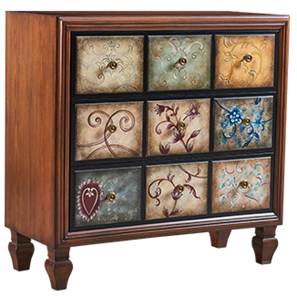 Modern Style Wood Buffet Sideboard Dining Room Buffet Server in Brown 36"L x 16"W x 35"H Clearhalo 'buffet_sideboard' 'Buffets & Sideboards' 'furn' 'furn_buffet_sideboard' 'Furniture' 'Kitchen & Dining Furniture' 5768123