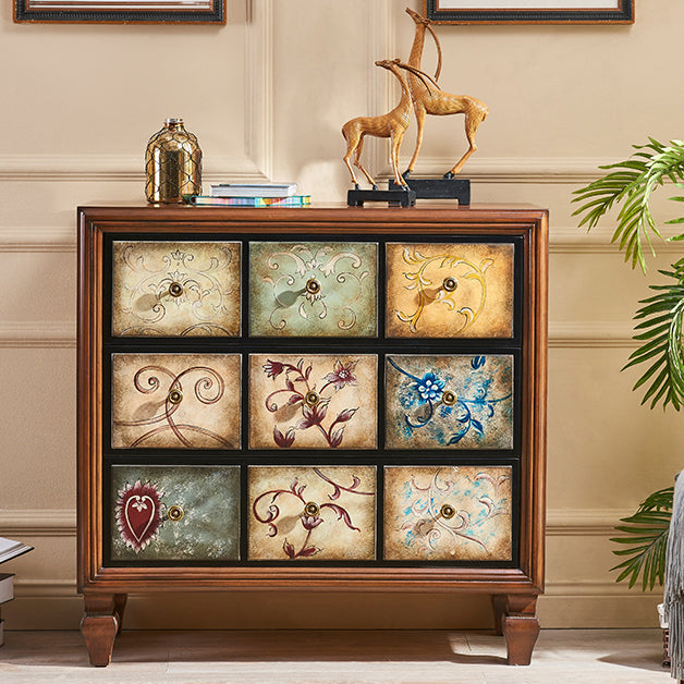 Modern Style Wood Buffet Sideboard Dining Room Buffet Server in Brown Clearhalo 'buffet_sideboard' 'Buffets & Sideboards' 'furn' 'furn_buffet_sideboard' 'Furniture' 'Kitchen & Dining Furniture' 5768136