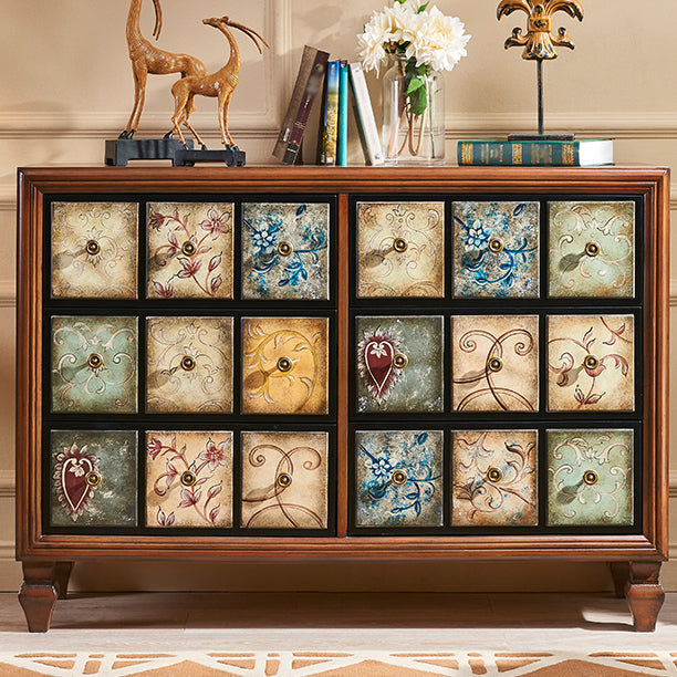 Modern Style Wood Buffet Sideboard Dining Room Buffet Server in Brown Clearhalo 'buffet_sideboard' 'Buffets & Sideboards' 'furn' 'furn_buffet_sideboard' 'Furniture' 'Kitchen & Dining Furniture' 5768138