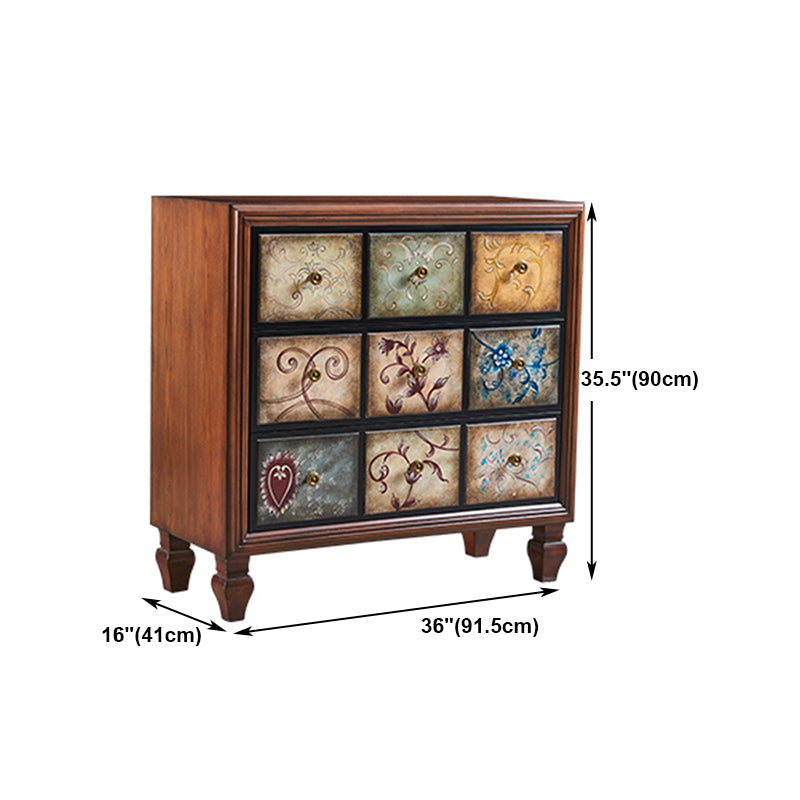 Modern Style Wood Buffet Sideboard Dining Room Buffet Server in Brown Clearhalo 'buffet_sideboard' 'Buffets & Sideboards' 'furn' 'furn_buffet_sideboard' 'Furniture' 'Kitchen & Dining Furniture' 5768140