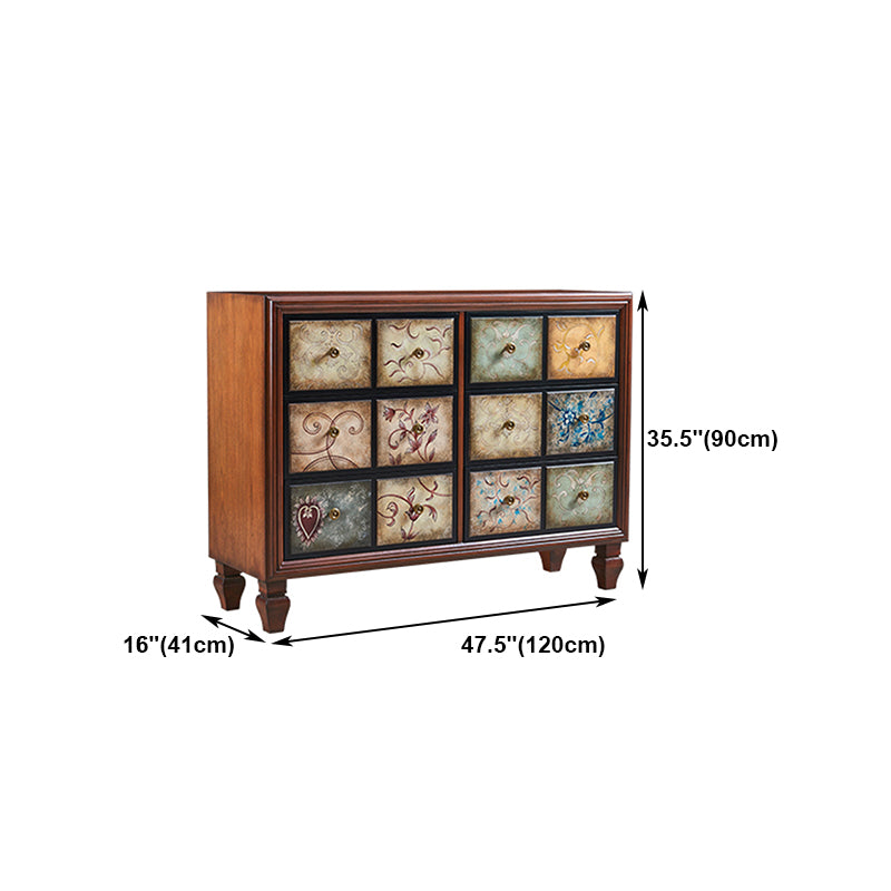 Modern Style Wood Buffet Sideboard Dining Room Buffet Server in Brown Clearhalo 'buffet_sideboard' 'Buffets & Sideboards' 'furn' 'furn_buffet_sideboard' 'Furniture' 'Kitchen & Dining Furniture' 5768141