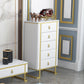 Cassetto in legno sideboard glam buffet server mobile per soggiorno
