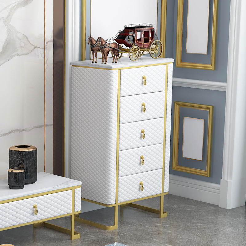 Cassetto in legno sideboard glam buffet server mobile per soggiorno
