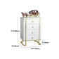 Cassetto in legno sideboard glam buffet server mobile per soggiorno