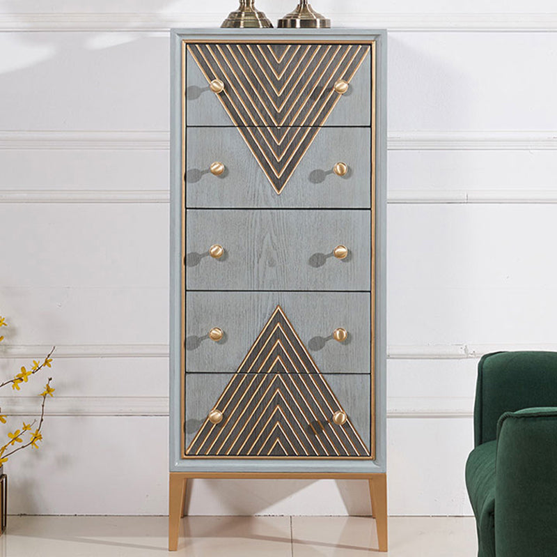 Glam Living Room Sideboard with Drawers Wood and Metal Buffet Server Clearhalo 'buffet_sideboard' 'Buffets & Sideboards' 'furn' 'furn_buffet_sideboard' 'Furniture' 'Kitchen & Dining Furniture' 5768252