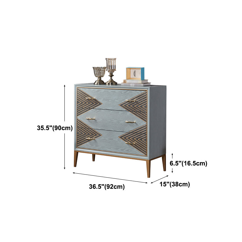 Glam Living Room Sideboard with Drawers Wood and Metal Buffet Server Clearhalo 'buffet_sideboard' 'Buffets & Sideboards' 'furn' 'furn_buffet_sideboard' 'Furniture' 'Kitchen & Dining Furniture' 5768261