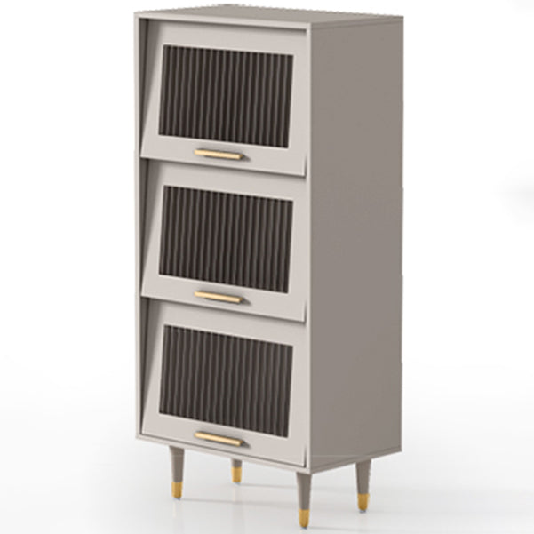 Champagne glam mdf buffet soggiorno armadi in vetro a buffet da pranzo