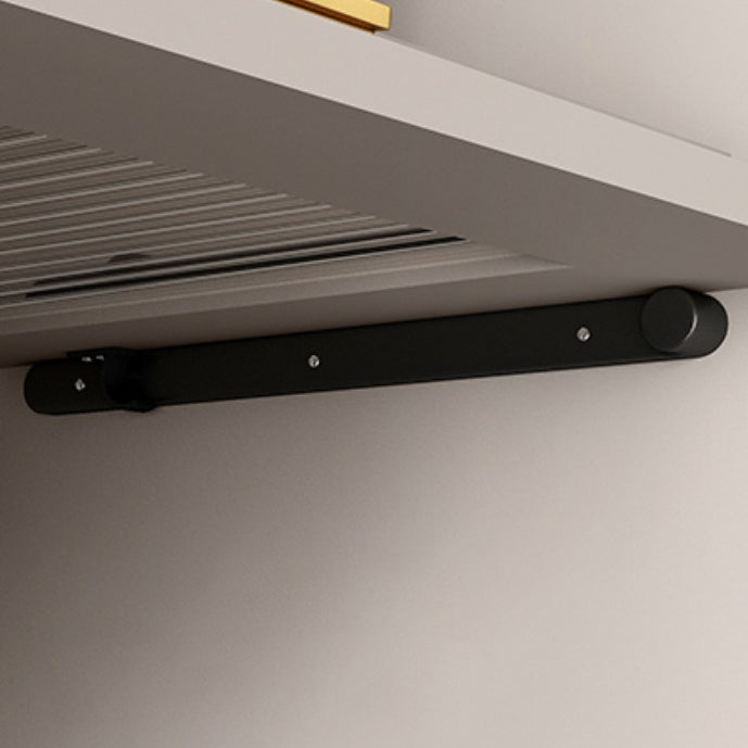 Champagne glam mdf buffet soggiorno armadi in vetro a buffet da pranzo