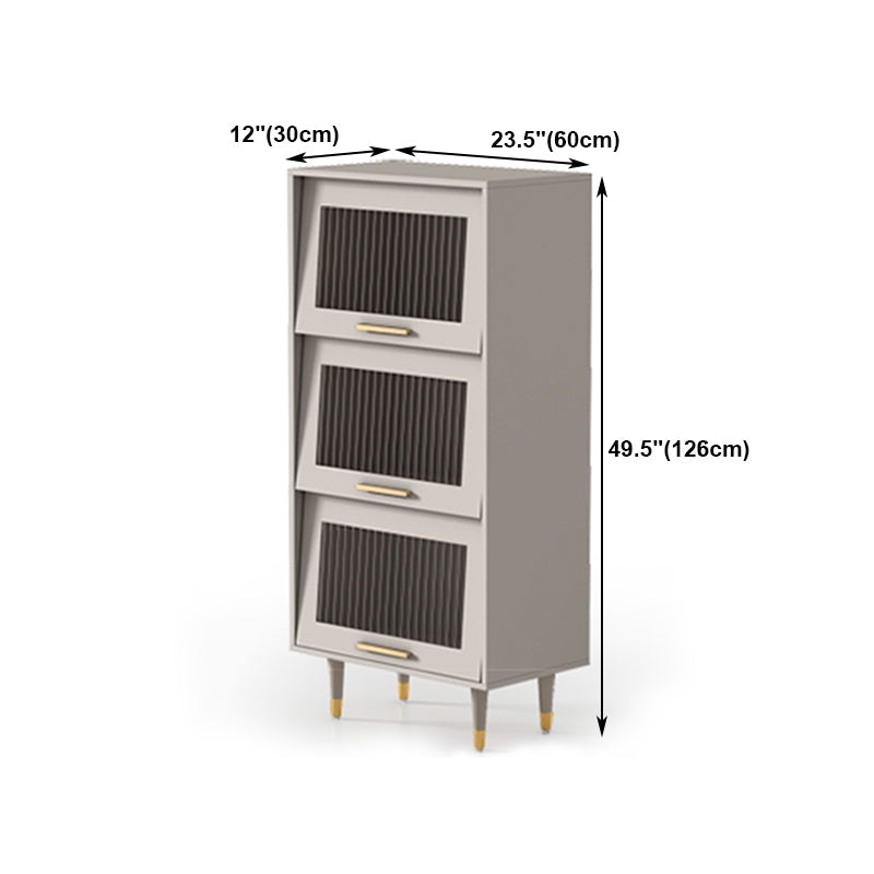 Champagne glam mdf buffet soggiorno armadi in vetro a buffet da pranzo