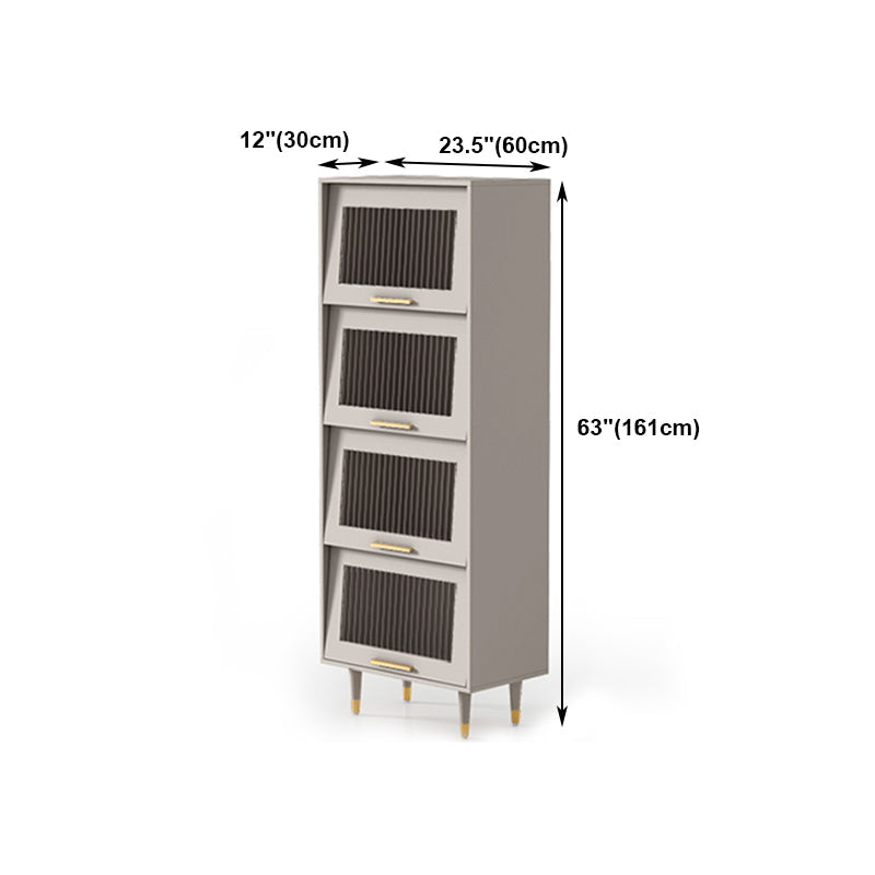 Champagne glam mdf buffet soggiorno armadi in vetro a buffet da pranzo