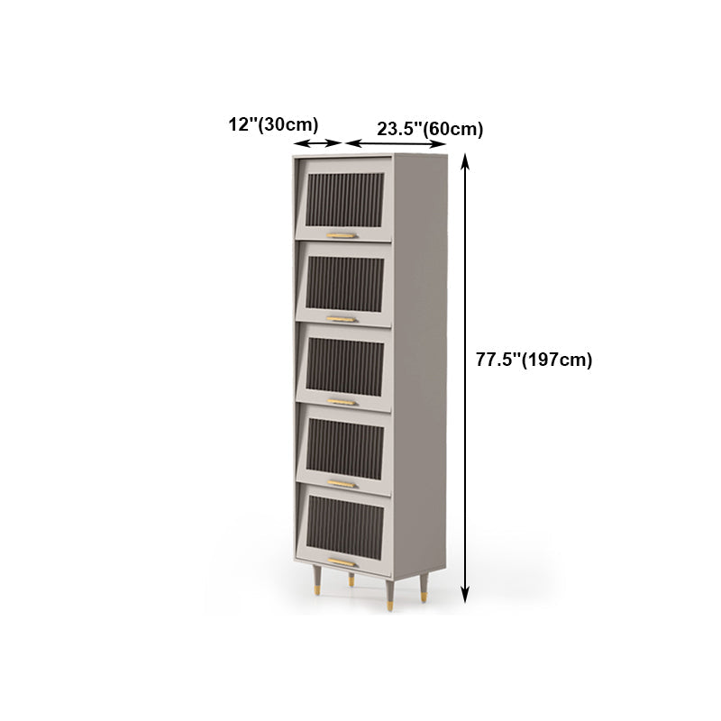 Champagne glam mdf buffet soggiorno armadi in vetro a buffet da pranzo