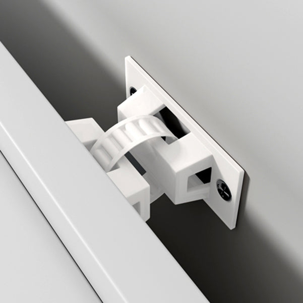 Stone di pietra glam e MDF Servizio di vetro da soggiorno da 69,5 "Herbole di vetro a buffet